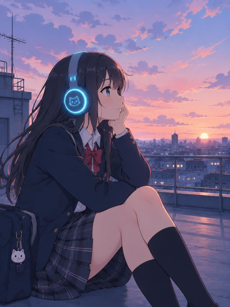 Rooftop · dusk